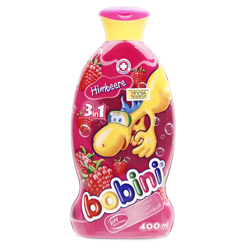 Bán Sữa tắm gội tạo bọt Bobini 3 trong 1 mâm xôi (400ml)