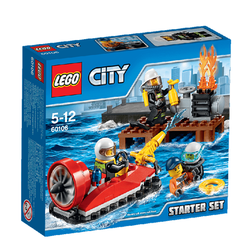 Bán Đồ chơi Lego City 60106 - Bộ cứu hỏa khởi đầu