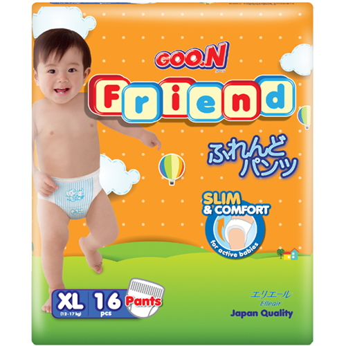 Bán Tã - bỉm quần Goon Friend XL16 (12-17kg)
