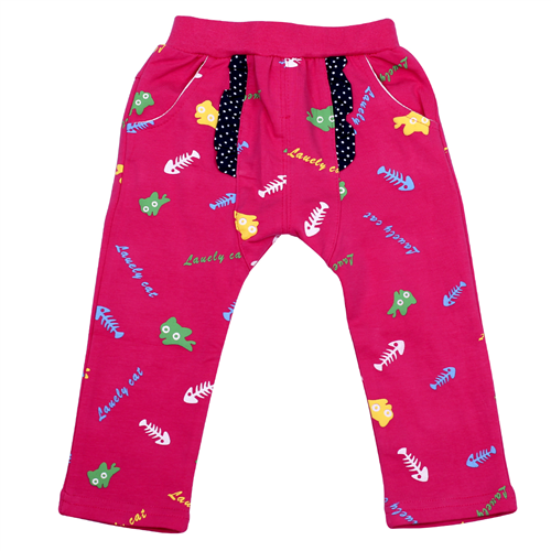 Bán Quần cotton màu đỏ cho bé gái