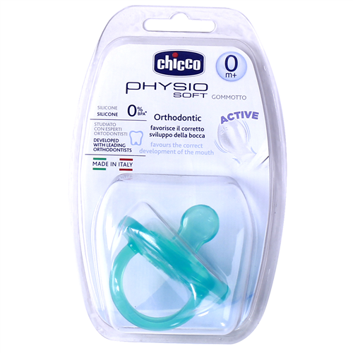 Bán Ty ngậm silicone Chicco Physio xanh 0M+ 27112
