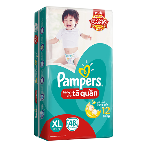 Bán Tã - Bỉm quần Pampers XL48 (12-17kg)