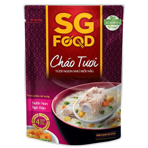 Bán Cháo tươi SG Food - Sườn non ngũ đậu 270g
