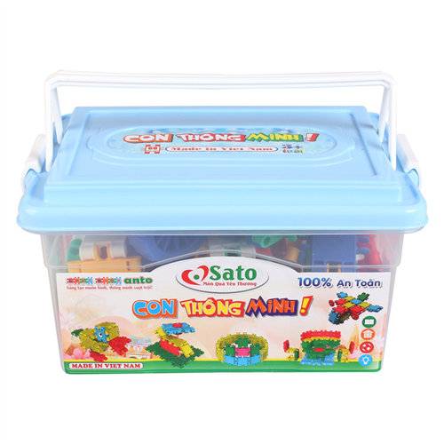 Bán Đồ chơi xếp hình con thông minh Sato14 (68 chi tiết)