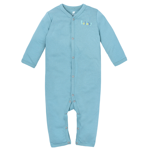 Bán Body bé trai cài giữa dài tay Lullaby NH671P (xanh đậm)