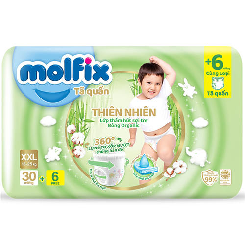 Bán Tã - Bỉm quần Molfix XXL30 cho bé từ 15-25kg
