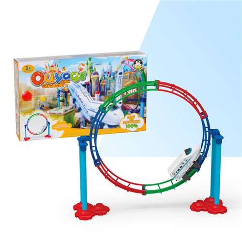 Bán Bộ đồ chơi mô hình đường ray kèm tàu 661H-4