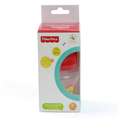 Bán Bình sữa Fisher Price cổ rộng FP06 -125ml(màu đỏ)