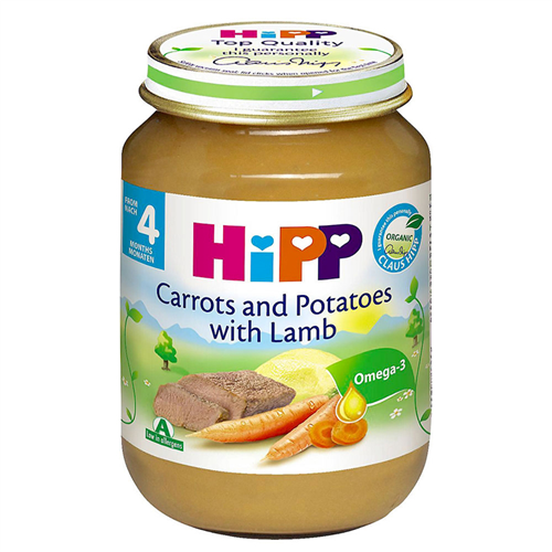 Bán Dinh dưỡng đóng lọ HiPP thịt cừu, cà rốt, khoai tây 190g
