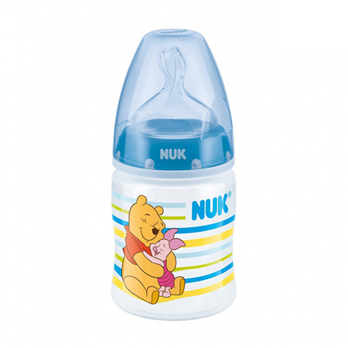 Bán Bình sữa Nuk 150ml nhựa PP núm ti silicone S1-M NU11732