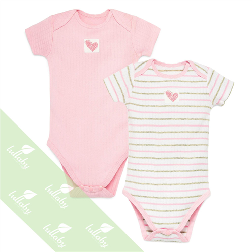 Bán Set 02 body cộc tay Lullaby vai chồm (màu hồng)