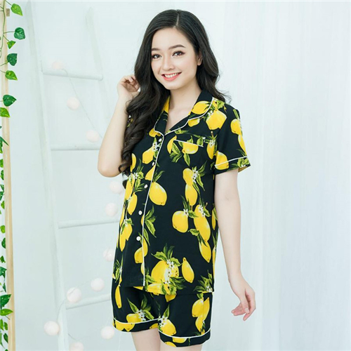 Bán Bộ bầu short pyjama in hình Emum