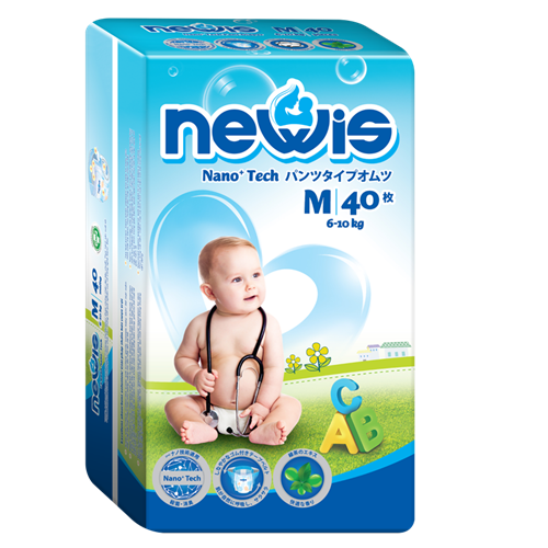 Bán Tã - Bỉm quần Newis M40 (6-10kg)