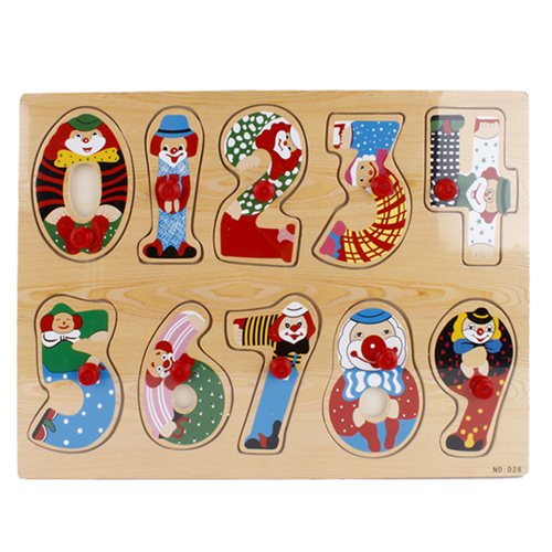 Bán Đồ chơi gỗ Toptoys - Bảng số chú hề nghộ nghĩnh D26