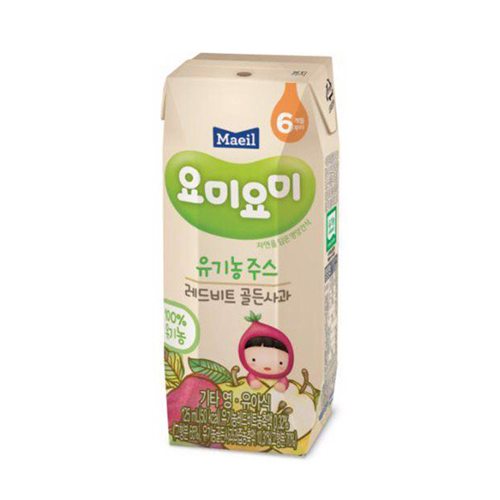 Bán Nước ép Organic Yummy Yummy củ dền & táo vàng 6M (125ml)