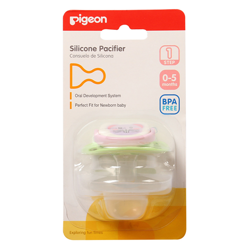 Bán Ty ngậm silicone Pigeon bước 1 (0-5M)