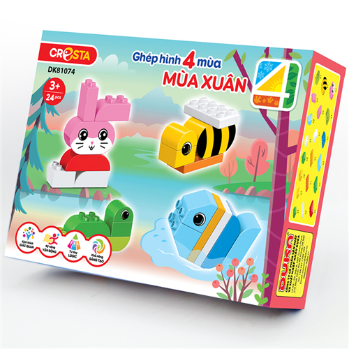 Bán Đồ chơi ghép hình 4 mùa Cresta - Mùa xuân DK81074-24