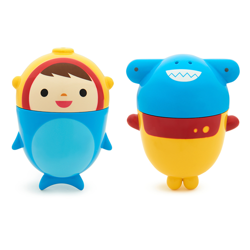 Bán Bộ 2 đồ chơi phun nước tháo lắp (thợ lặn - cá mập) Munchkin MK17281