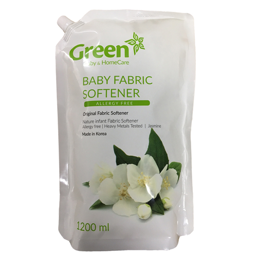 Bán Nước xả vải Green cho trẻ em (1.2L/túi)