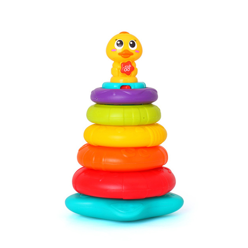 Bán Tháp xếp chồng vịt con có nhạc Huile Toys HL.2101