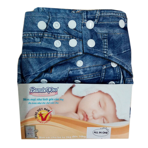 Bán Tã vải Bambi Mio ngày đêm cho bé từ 3 - 16kg