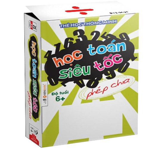Bán Thẻ học thông minh - Học toán siêu tốc - Phép chia