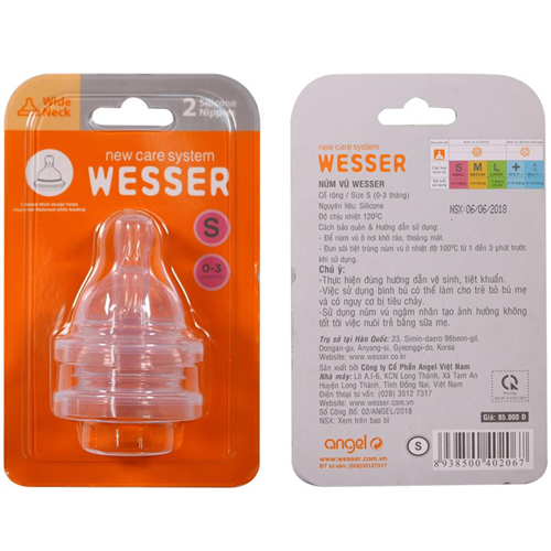 Bán Núm ty Nano Wesser Cổ Rộng