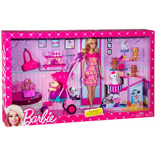 Bán Búp bê Barbie BCF82 cửa hàng thú cưng