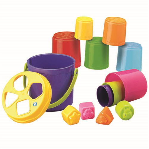 Bán Đồ chơi tháp xếp chồng & thả hình cốc Bkids 003404