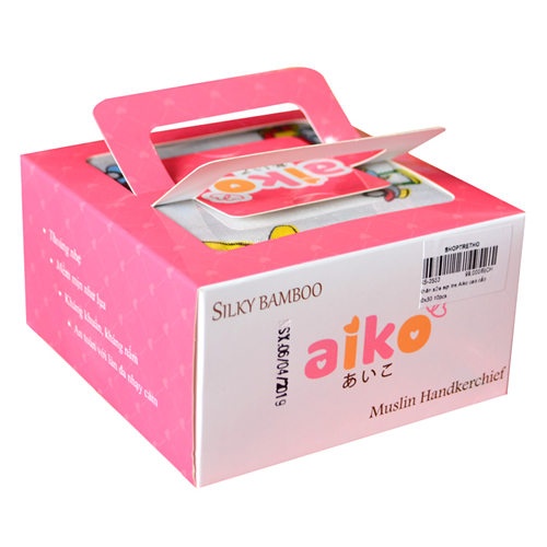 Bán Khăn sữa sợi tre cao cấp Aiko 30x30