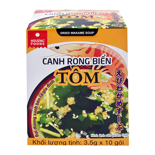 Bán Canh rong biển tôm Asuzac