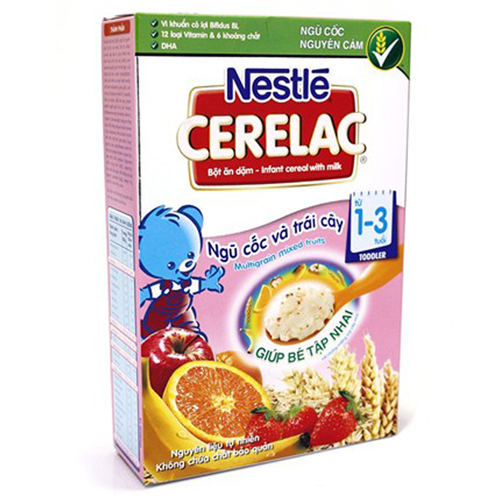 Bán Bột dinh dưỡng Nestle Cerelac ngũ cốc trái cây