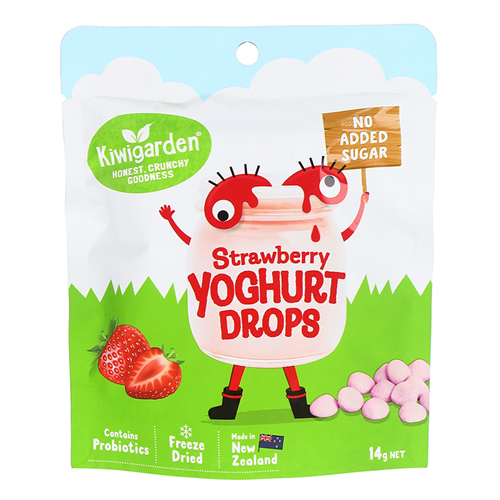 Bán Sữa chua khô Kiwigarden vị dâu tây - Không thêm đường (14g)