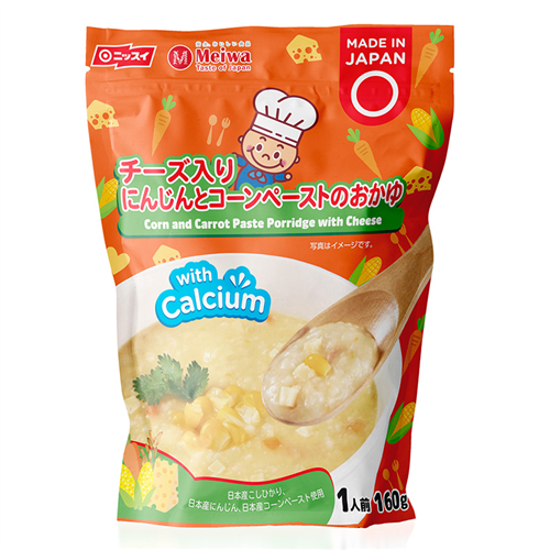 Bán Cháo tươi Meiwa vị bắp, cà rốt, phô mai 160g (6M+)
