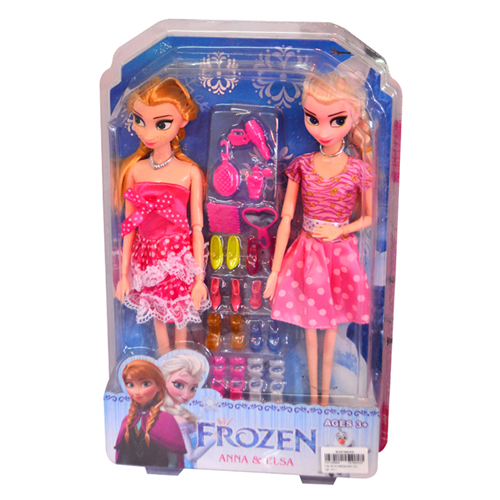 Bán Hộp búp bê Anna & Elsa kèm phụ kiện 101-1