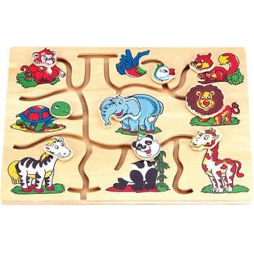 Bán Đồ chơi gỗ toptoys - Bản đồ nhận dạng thú rừng 98143