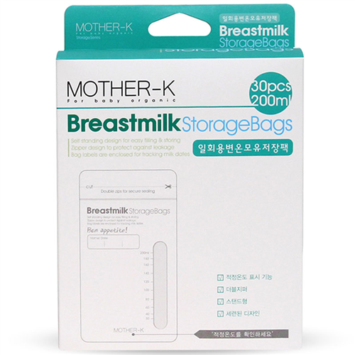 Bán Túi trữ sữa cảm ứng nhiệt Mother-K 200ml (30c) KM13002