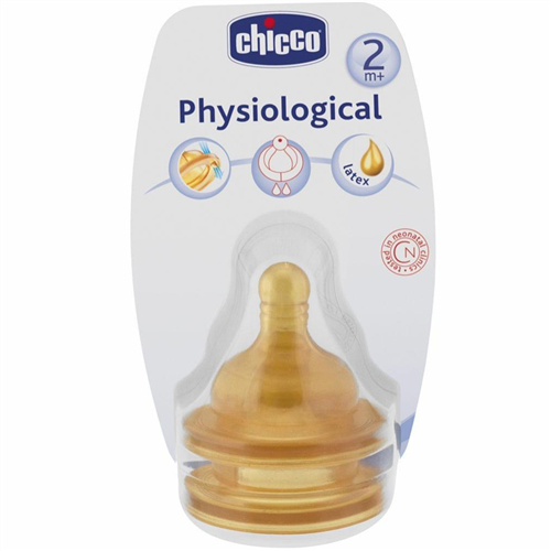 Bán Núm ty Chicco chống đầy hơi (cao su, 2M+)