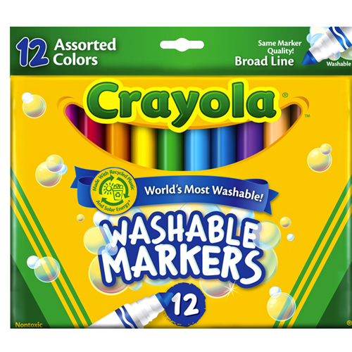 Bán Bút lông 12 màu Crayola (có thể tẩy rửa được)