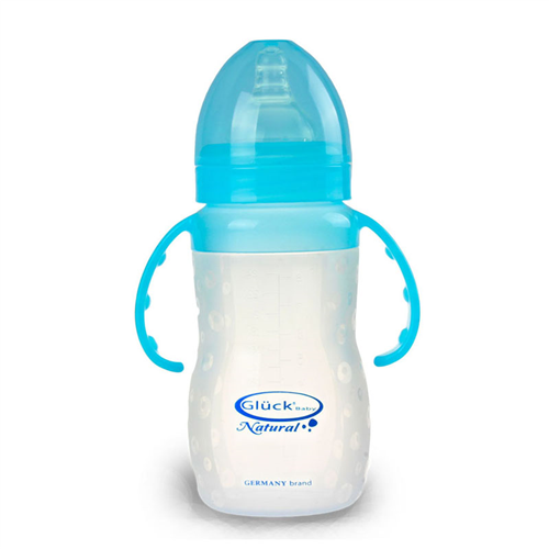 Bán Bình sữa silicone tay cầm Gluck (240ml)