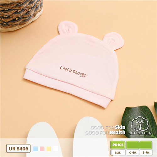 Bán Mũ sơ sinh tai thỏ Uala UR8406 (0-6M)