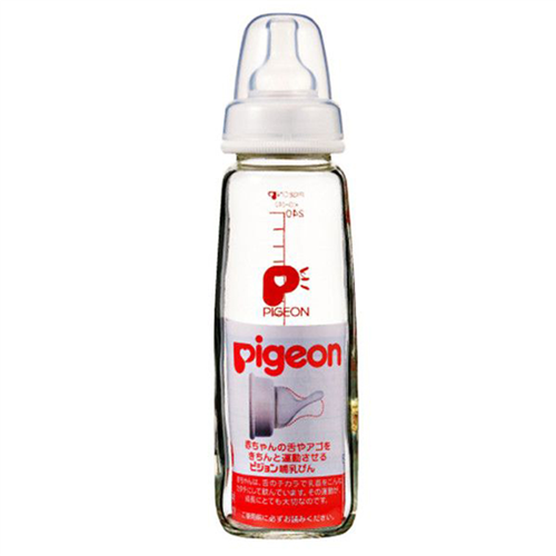 Bán Bình sữa Pigeon 200ml (thủy tinh, cổ thường)