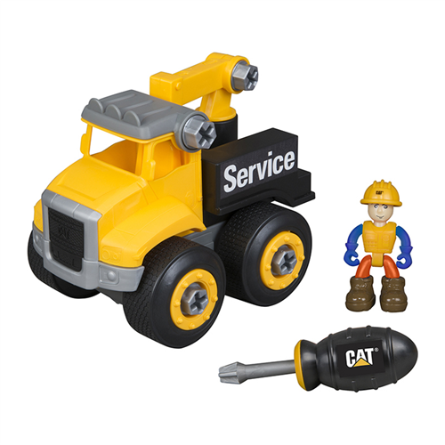 Bán Đồ chơi lắp ráp CAT - Xe tải kéo và công nhân CAT80904