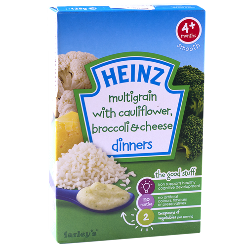 Bán Bột ăn dặm Heinz - Súp lơ bông cải pho mai 4m+
