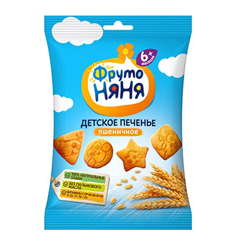 Bán Bánh quy ăn dặm lúa mì Fruto Nyanya (50g)