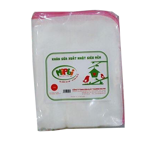 Bán Khăn sữa xuất Nhật MiPBi 2 lớp (28x36cm)