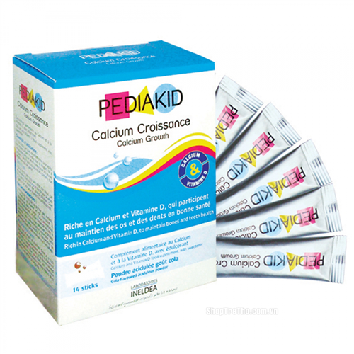 Bán Pediakid - Calcium tăng trưởng chiều cao (14 gói)