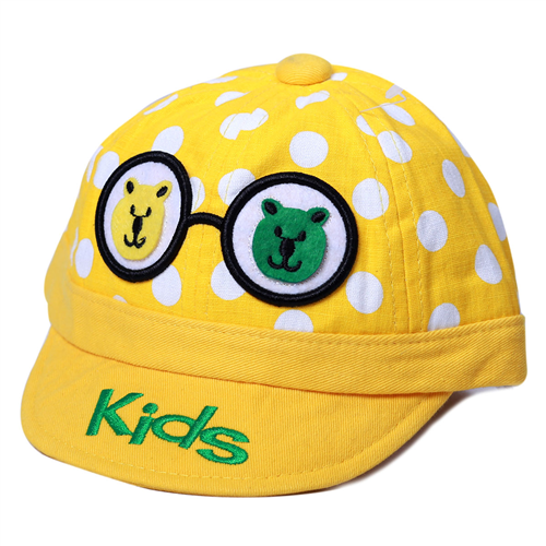 Bán Mũ lưỡi trai Kids thêu hình mắt kính TE405 (1-4T)
