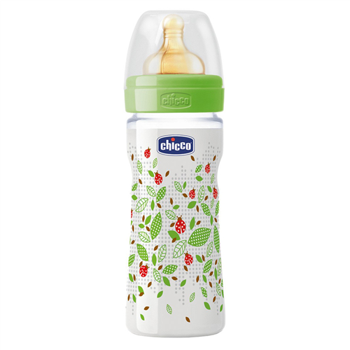 Bán Bình sữa Wellbeing Chicco núm cao su