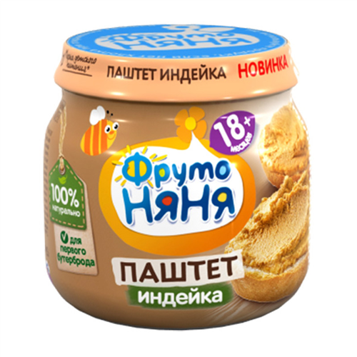 Bán Dinh dưỡng đóng lọ Fruto patê gà tây và gan (100g)